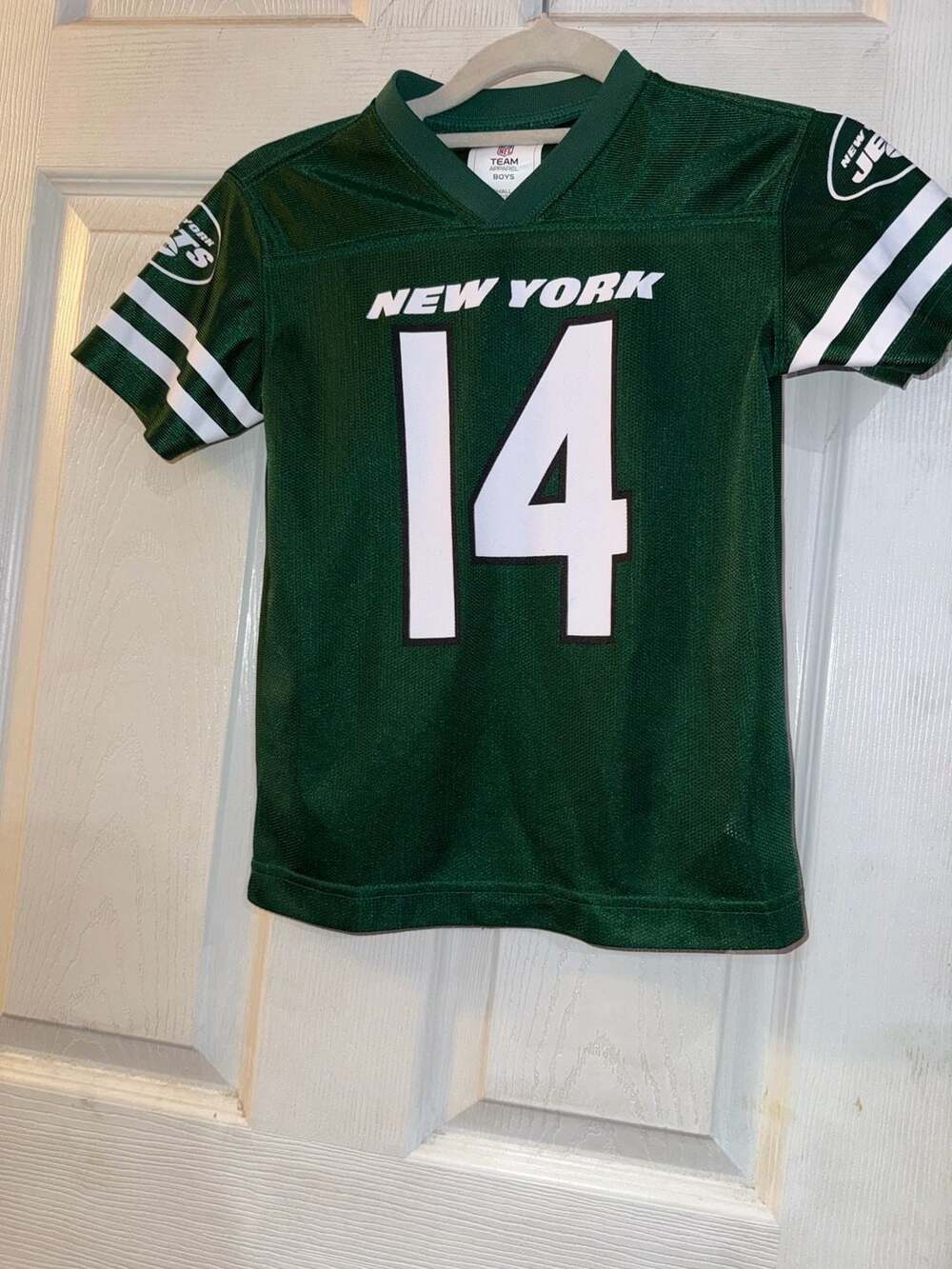 NFL Team Apparel New York Jets Sam Darnold 14 Jersey Size 5 Green